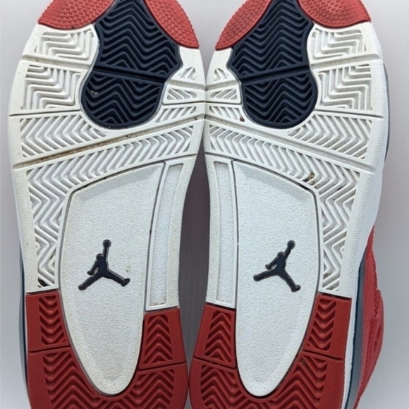 Nike Air Jordan 4 Retro PS FIBA Red Blue Sneakers - Picture 7 of 9